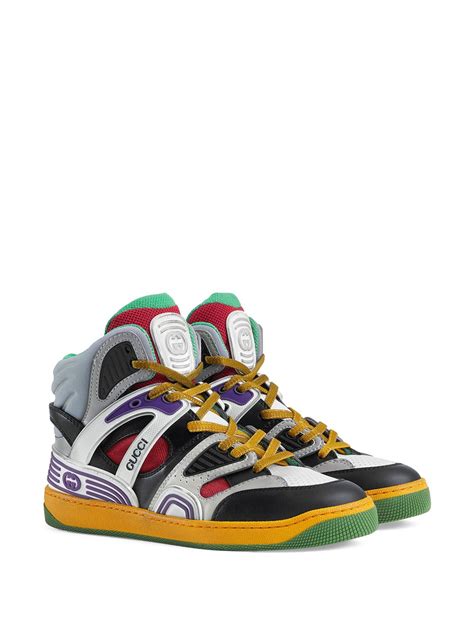 gucci basket high top sneakers.